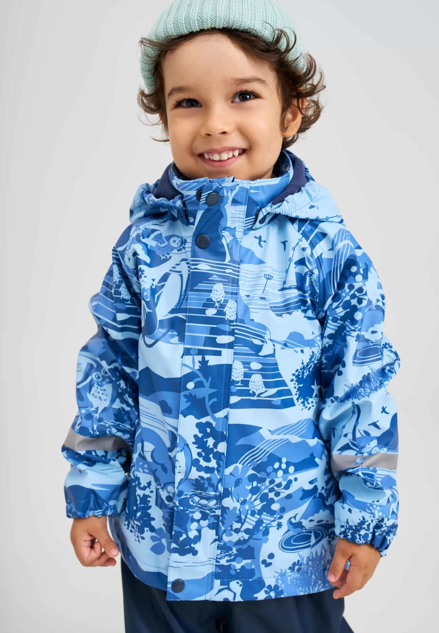 Reima Fleece-Lined Rain Jacket - Koski Hot